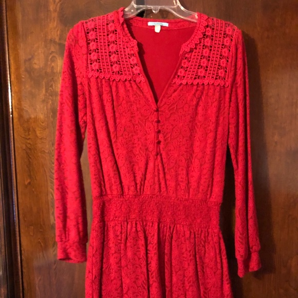 Anthropologie Dresses & Skirts - Anthropologie Red Dress